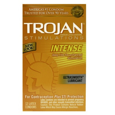 Trojan Stimulations Intense 12 Pack
