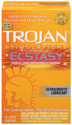 Trojan Ultra Ribbed Ecstasy 10 Pack