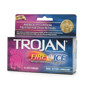 Trojan Pleasures Fire & Ice 10 Pack