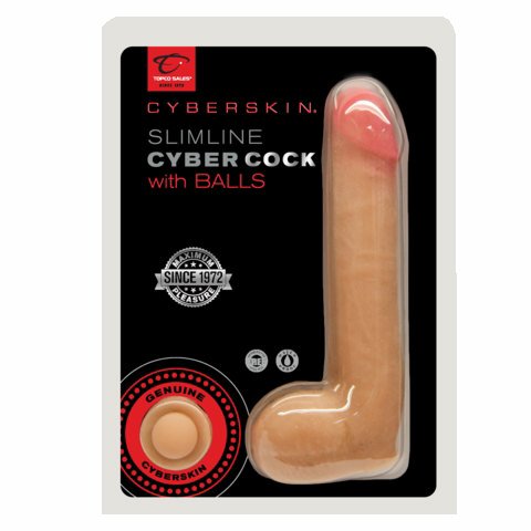 Cyberskin Supercock With Balls Slimline