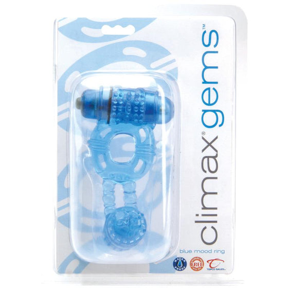 Climax Gems Blue Mood Dual Vibrating Ring
