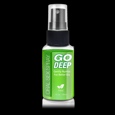 Go Deep Oral Sex Spray Mint 1 Oz.