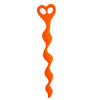 Climax Anal Beads Silicone Swirl Orange