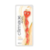 Climax Anal Beads Silicone Swirl Orange