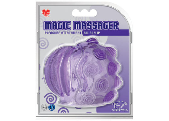 Tlc Magic Massager Pleasure Attachment SwirlLip