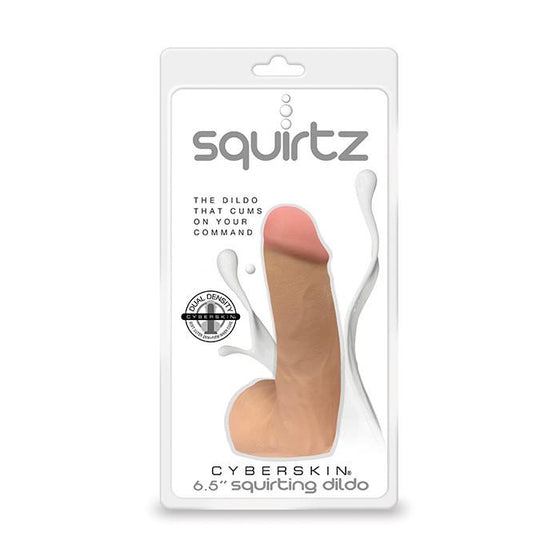 Squirtz Cyberskin 6.5 Squirting Dildo "