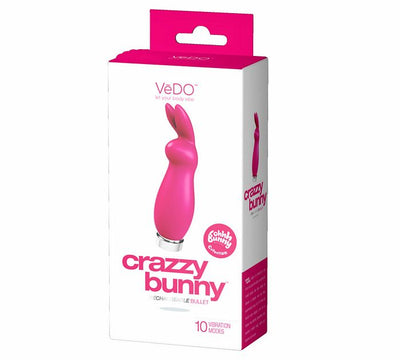 Crazy Bunny Rechargeable Mini Vibrator Pretty In Pink