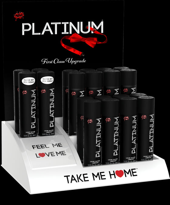 Wet Platinum 16 3 Oz. Bottles With 4 Free Testers & Free Display