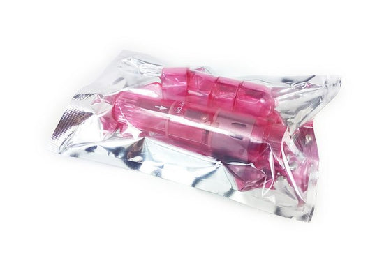 Cloud 9 Novelties Mini Massager Pocket Rocket Pink With 4 Attachments