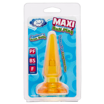 Cloud 9 Maxi Butt Plug Yellow