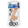 Cloud 9 Dual Density Real Touch 6in With Balls Flesh