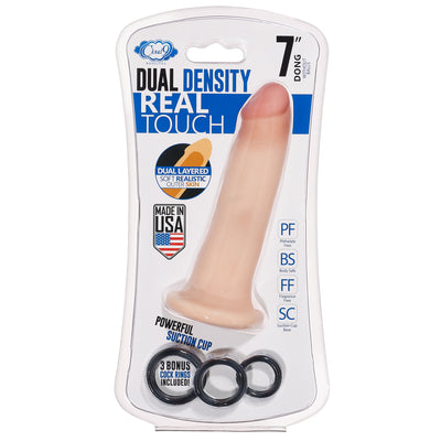 Cloud 9 Dual Density Real Touch 7in With No Balls Flesh
