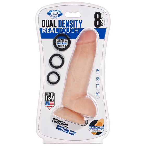 Cloud 9 Dual Density Real Touch Thick With Realistic Painted Veins & Balls 8 In With