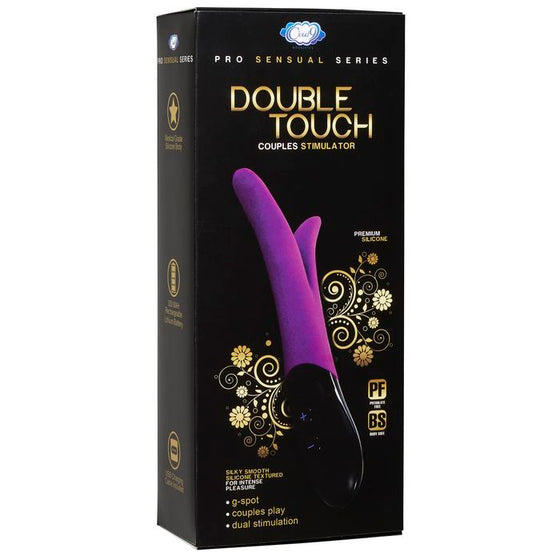 Cloud 9 Pro Sensual Double Touch PurpleBlack