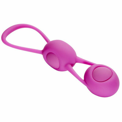 Kegel Training With 4 Weighted Balls & Pouch Pink Premium Silicone