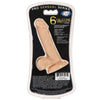 Pro Sensual Premium Silicone Dong With 3 C Rings Flesh 6 "