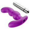 Prostate Pro Soft Angled Tip Prostate Anal Massager Purple WC Rings