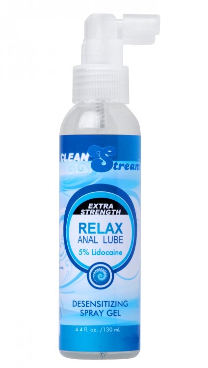 Relax Anal Gel Extra Strength Lubricant Desensitizing Spray 4 Oz.
