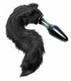 Tailz Midnight Fox Glass Plug With Tail