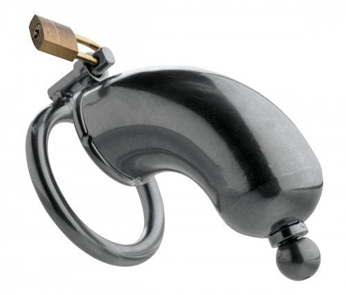 Master Series Armor Chastity Device WRemovable Urethral Insert