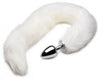 Tailz Extra Long Arctic Mink Tail Metal Anal Plug